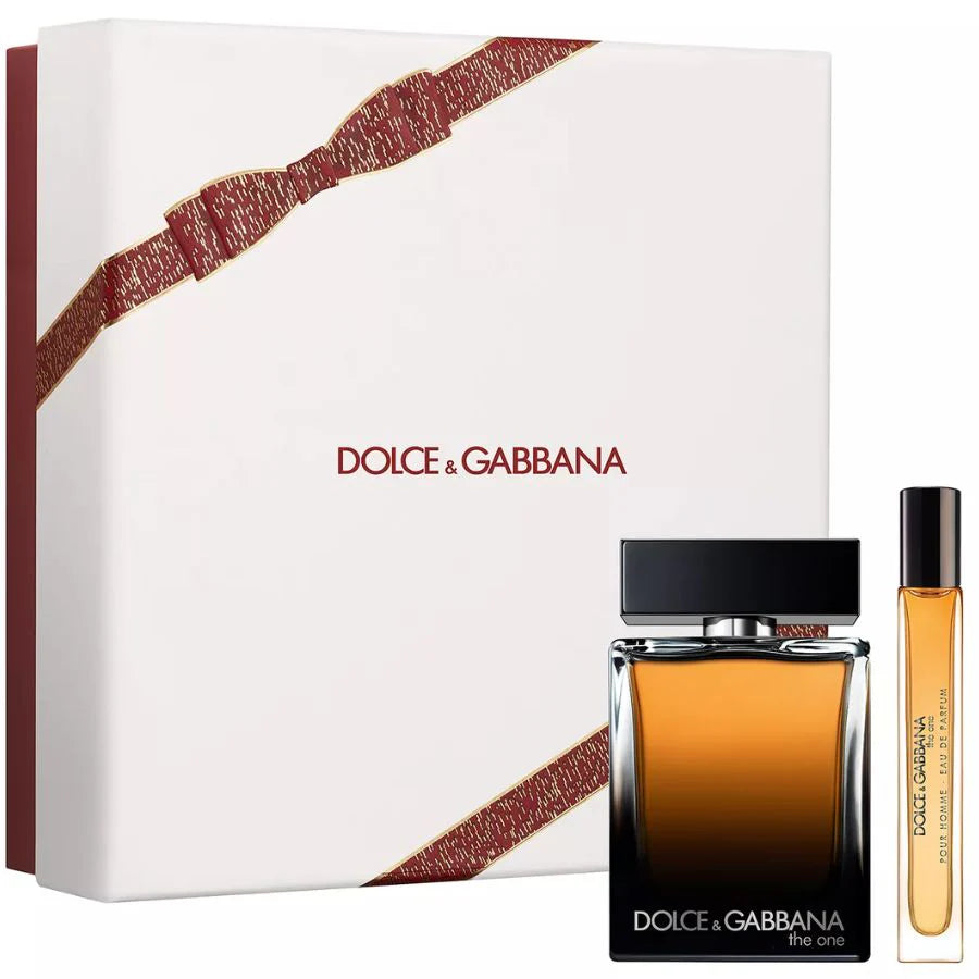 SET DOLCE & GABANNA THE ONE MEN ( 3 PC ) 3.4 OZ EDT SP /1.7 OZ SG / 0.34 OZ EDT SP - SET - Luxurist