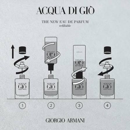 ARMANI ACQUA GIO MEN EDT REFILABLE - Luxurist